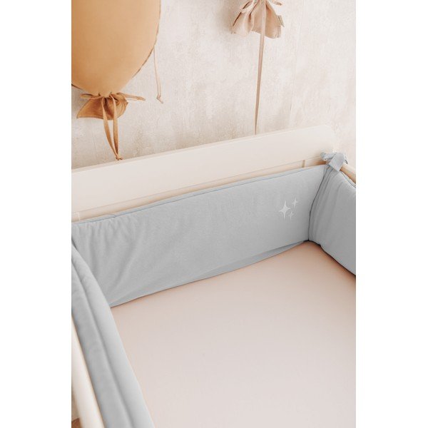 Ochraniacz do łóżeczka 180 cm Stars – Malomi Kids-image-1