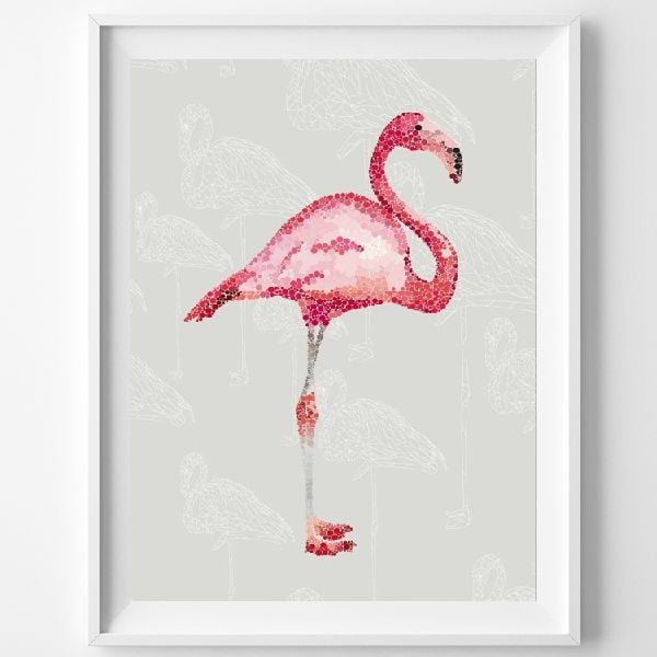 Plakat Le Flamingo, A3