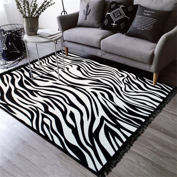 Dwustronny dywan odpowiedni do prania Kate Louise Doube Sided Rug Zebra, 160x250 cm-image-1