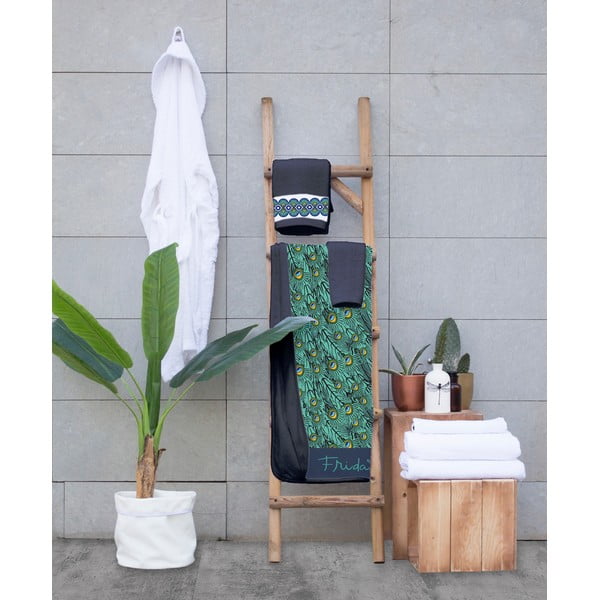 Zestaw 3 ręczników Madre Selva Peacock-image-1