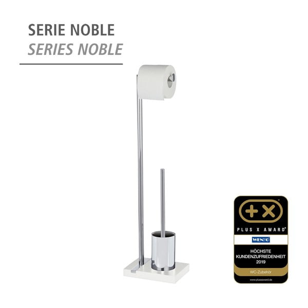 Szczotka do WC z uchwytem na papier toaletowy Wenko Noble-image-3