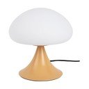 Metalowa lampa stołowa w kolorze ochry ze szklanym kloszem (wysokość 21 cm) Hongo – Leitmotiv