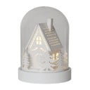 Biała dekoracja świetlna ze świątecznym motywem ø 12,5 cm Kupol – Star Trading