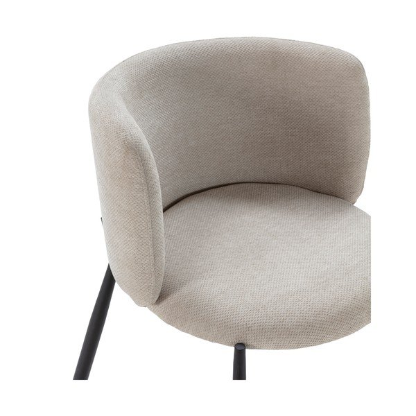 Beżowe tapicerowane fotele jadalniane zestaw 2 szt. Ginny – MOME-image-4