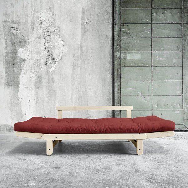 Sofa rozkładana Beat Natural/Passion Red-image-3