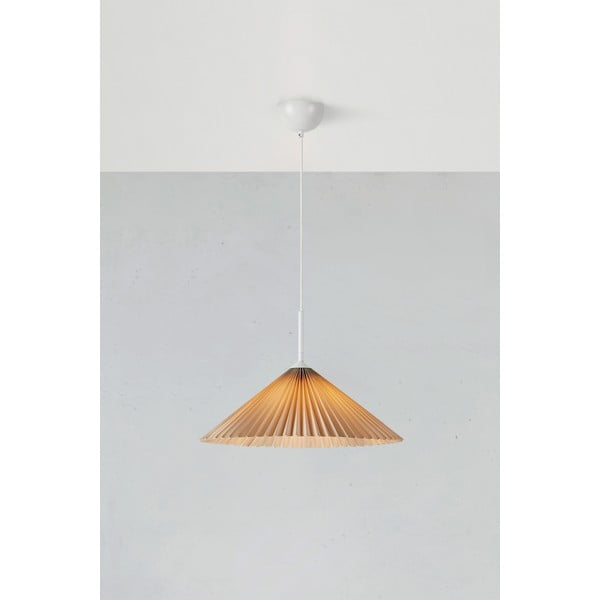 Beżowa lampa wisząca ø 50 cm Plisado – Markslöjd-image-1