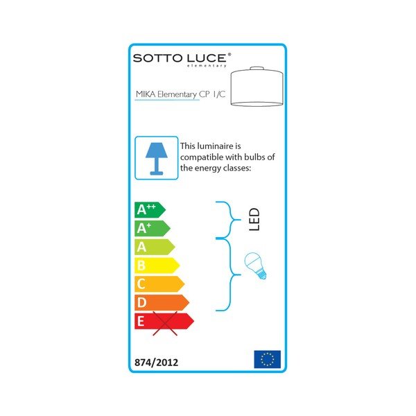 Biało-złota lampa wisząca Sotto Luce MIKA Elementary XS PLUS CP-image-3