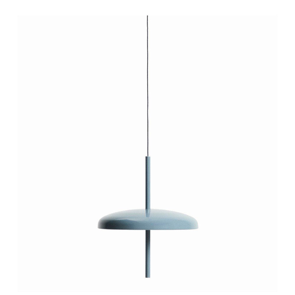Niebieska lampa wisząca LED ze ściemniaczem z metalowym kloszem ø 16 cm Porte – Kave Home