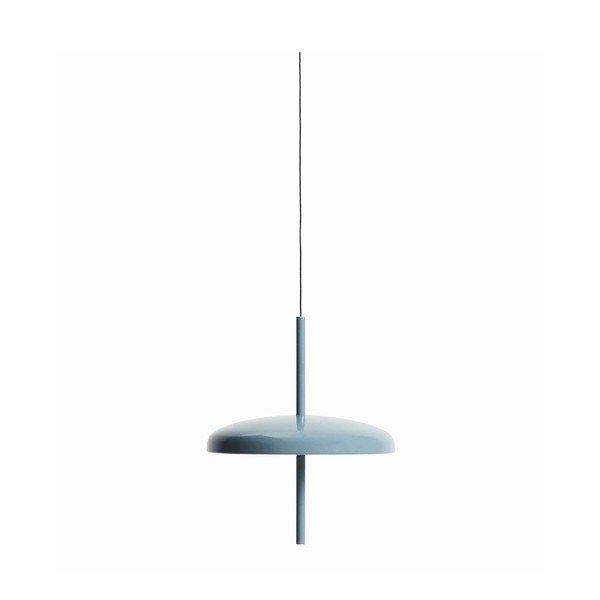 Niebieska lampa wisząca LED ze ściemniaczem z metalowym kloszem ø 16 cm Porte – Kave Home