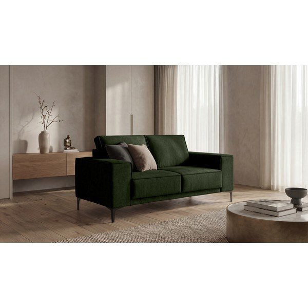 Zielona sofa z tkaniny szenilowej 164 cm Copenhagen – Scandic-image-1