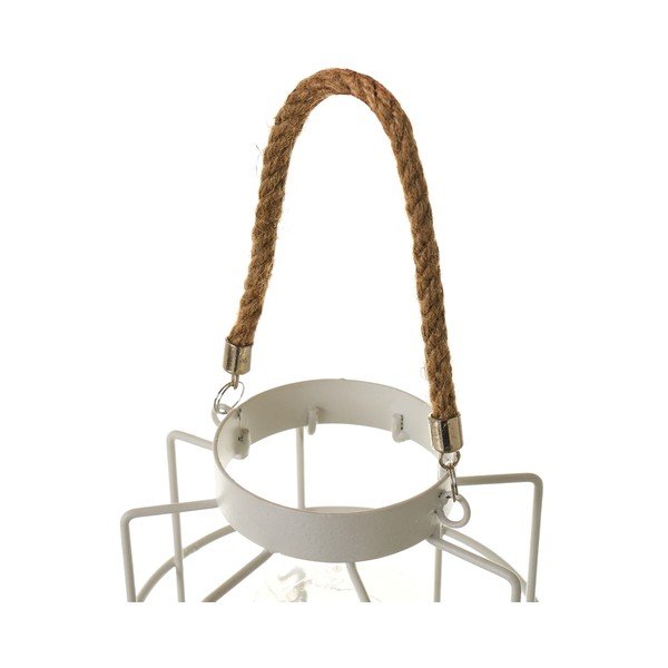 Biała lampa stołowa (wys. 20,5 cm) – Casa Selección-image-3