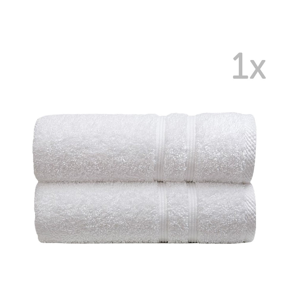 Biały ręcznik kąpielowy Sorema Toalha, 70 x 140 cm