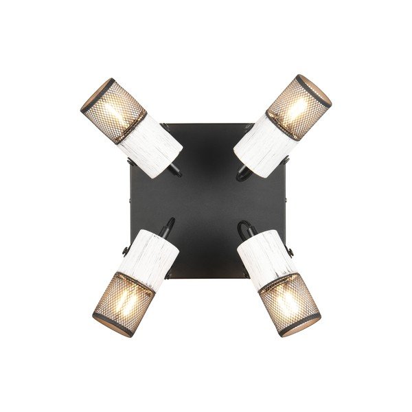 Czarno-biała lampa punktowa ø 9 cm Tosh – Trio-image-2