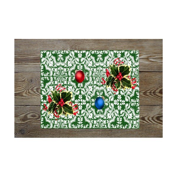 Zestaw 2 prostokątnych mat stołowych Crido Consulting Festive Mosaic, 40x30 cm-image-1