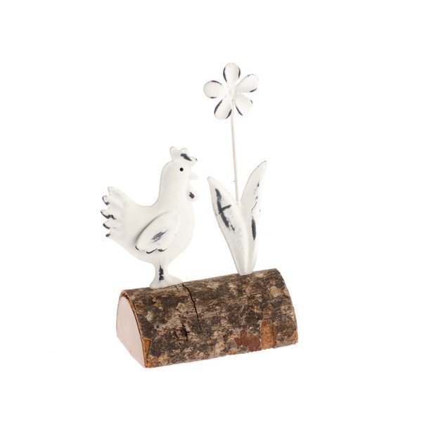 Dekoracja metalowa Dakls Easter Chicken