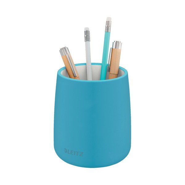 Niebieski ceramiczny kubek na długopisy Leitz Cosy-image-2