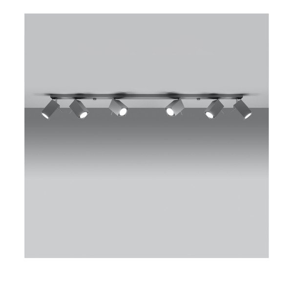 Szara lampa punktowa 6x118 cm Toscana – Sollux-image-2