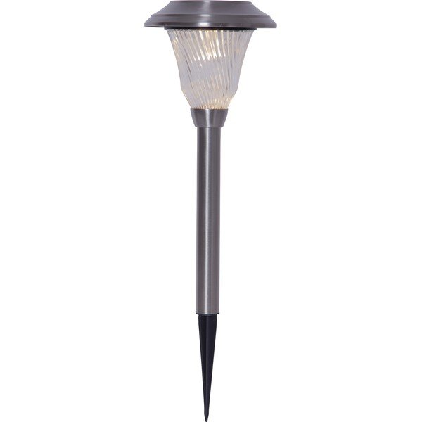 Solarne oświetlenie ogrodowe LED ze stali nierdzewnej Star Trading Barcelona, wys. 41 cm-image-3