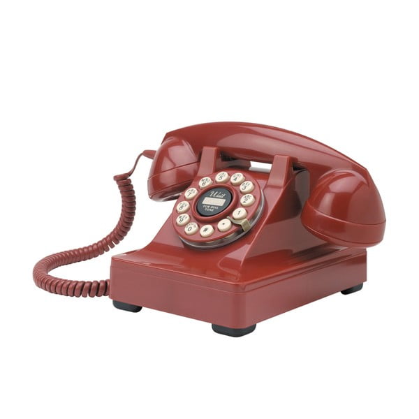 Telefon stacjonarny w stylu retro Red Series 302