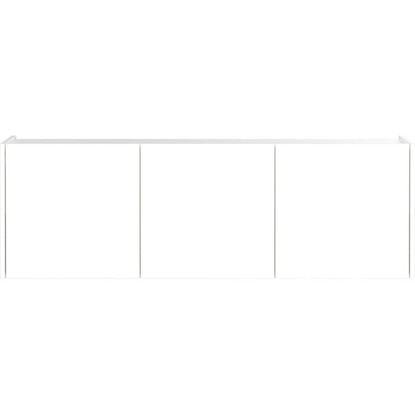 Biała szafka pod TV 138x45 cm Piana – Germania