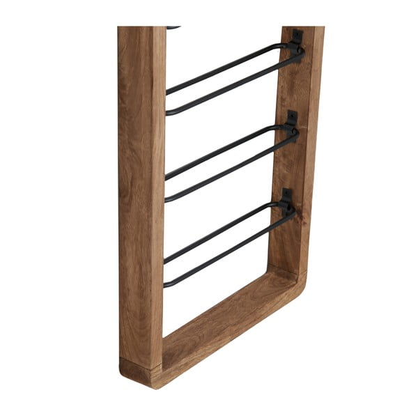 Brązowy wiszący regał na 8 butelek wina Sorrento – Light & Living-image-3