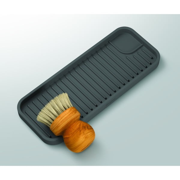 Szary silikonowy organizer do zlewu – Metaltex-image-4