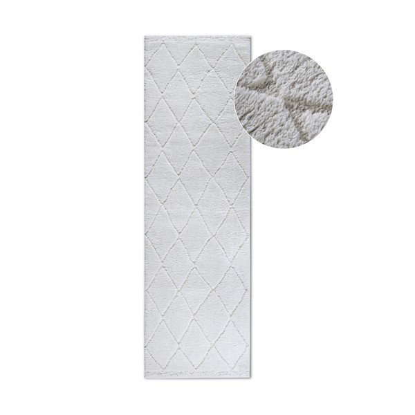 Kremowy chodnik 80x240 cm Perrotin Cream White – Elle Decoration