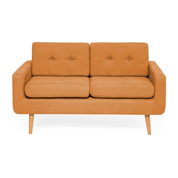 Pomarańczowa sofa Vivonita Ina, 143 cm