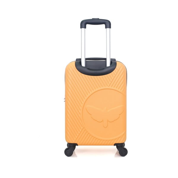 Pomarańczowa walizka z 4 kółkami LPB Francis, 31 l-image-2