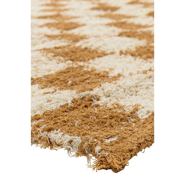 Beżowo-bursztynowy bawełniany dywan 140x200 cm Chola – Bloomingville-image-3