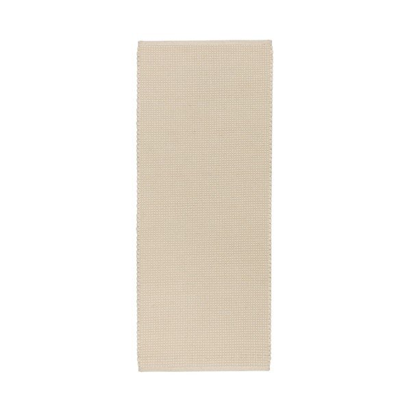 Beżowy wełniany chodnik tkany ręcznie 80x170 cm Talo – noo.ma