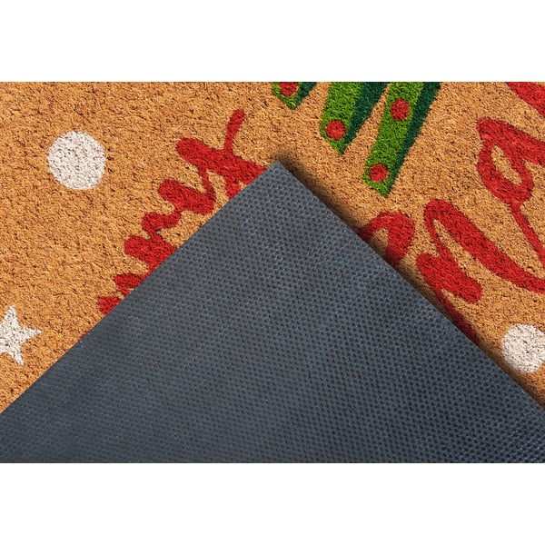 Wycieraczka z włókna kokosowego ze świątecznym motywem 40x70 cm Merry Christmas – Hanse Home-image-4