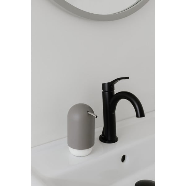 Szary plastikowy dozownik do mydła 230 ml Touch – Umbra-image-4