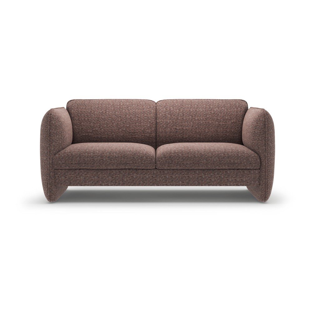 Brązowa sofa z tkaniny szenilowej 168 cm Georgia – Micadoni