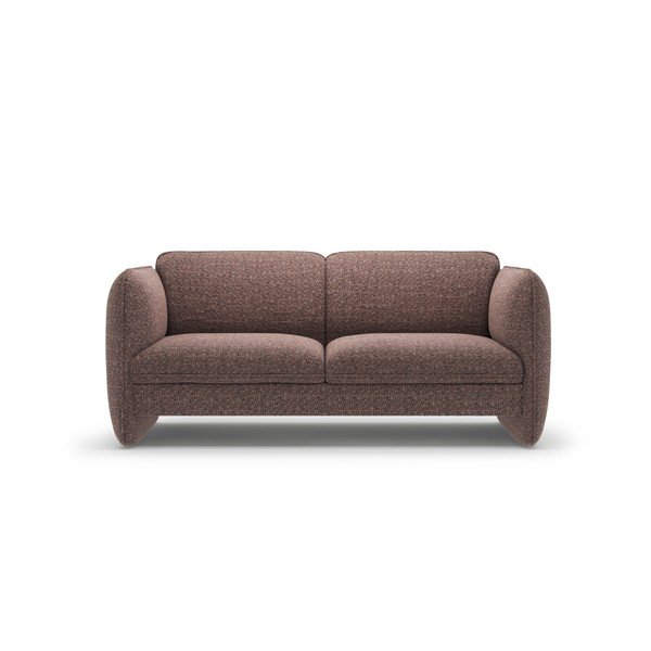 Brązowa sofa z tkaniny szenilowej 168 cm Georgia – Micadoni 