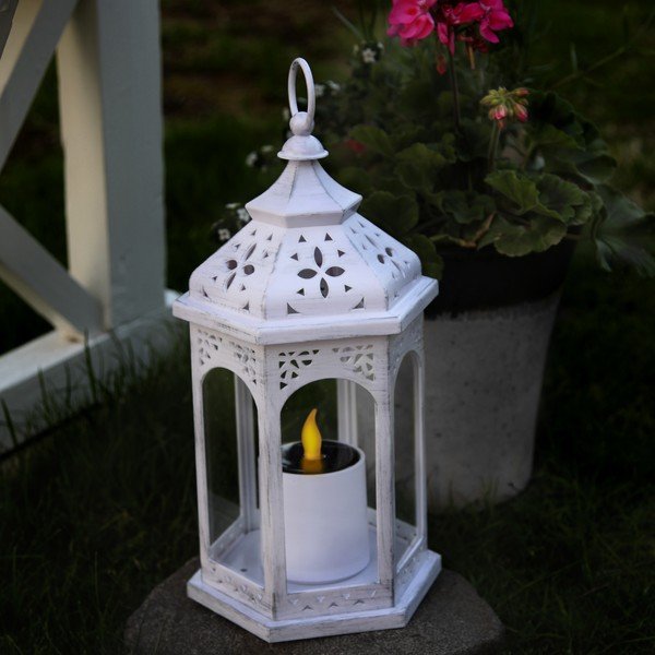 Lampion LED Candle, biały-image-1