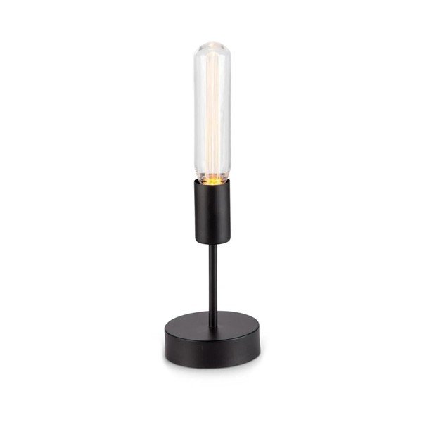 Czarna lampa stołowa Dual − Magenta Home