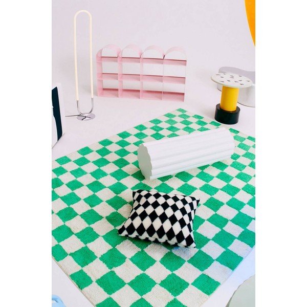 Różowy stalowy wiszący regał na buty 120x70x30 cm Waway – Jotex-image-2