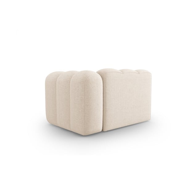 Kremowy moduł sofy (prawostronny) Lupine – Micadoni Home-image-4