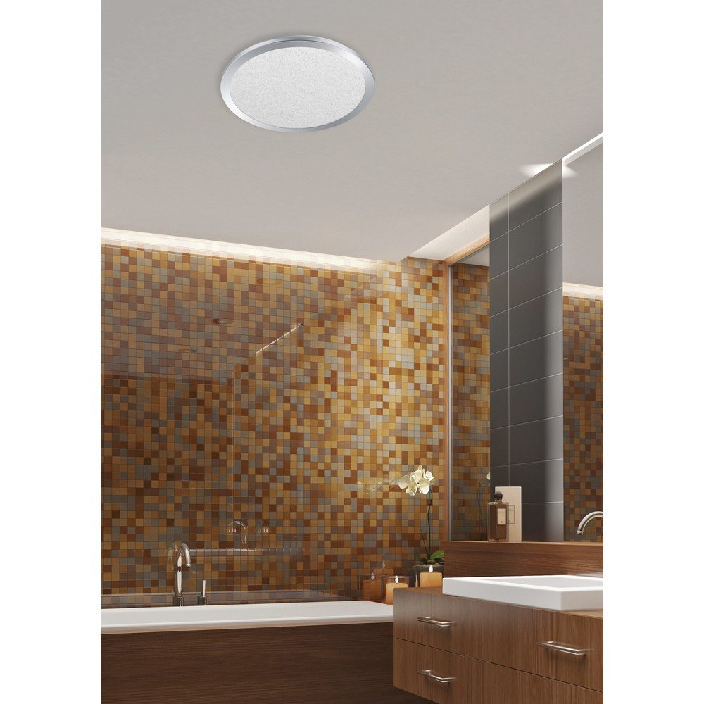 Lampa sufitowa LED w kolorze błyszczącego srebra ø 40 cm Cinzia – Trio (zdjęcie 5)