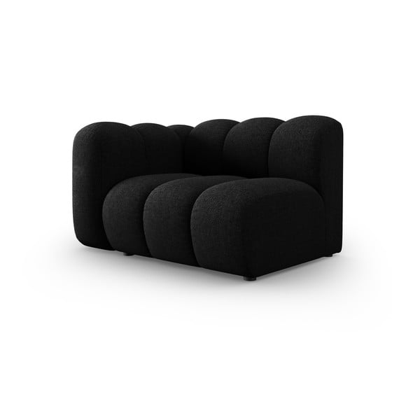 Czarnoantracytowy moduł sofy (lewostronny) Lupine – Micadoni Home-image-1