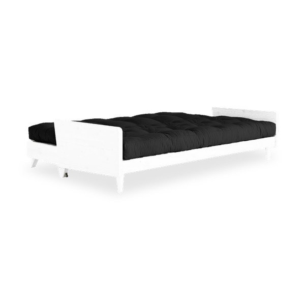 Sofa rozkładana z ciemnoszarym obiciem Karup Design Indie White/Dark Grey-image-4