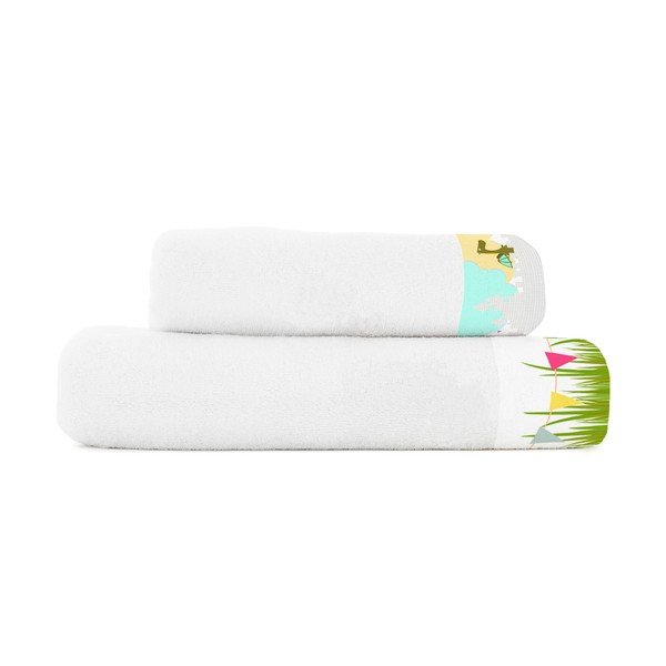 Zestaw 2 ręczników Baleno Dragon, 50x100 i 70x140 cm-image-2