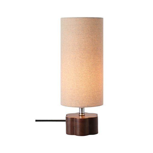 Brązowa/beżowa lniana lampa stołowa (wysokość 33,5 cm) Joline – Ellos Home-image-3