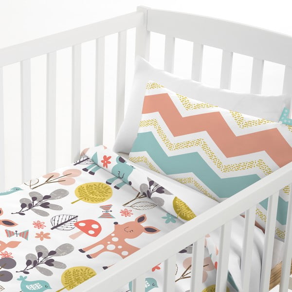 Dziecięca pościel bawełniana Moshi Moshi Woodland, 100x120 cm-image-2