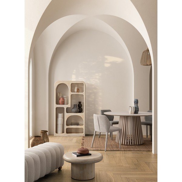 Beżowe tapicerowane krzesło Libby – Bizzotto-image-3