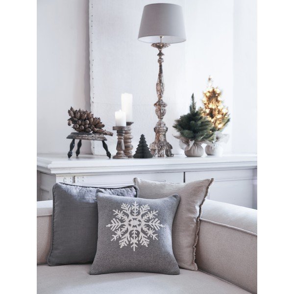 Poszewka na poduszkę 40x40 cm Snowflake – Westwing Collection-image-3