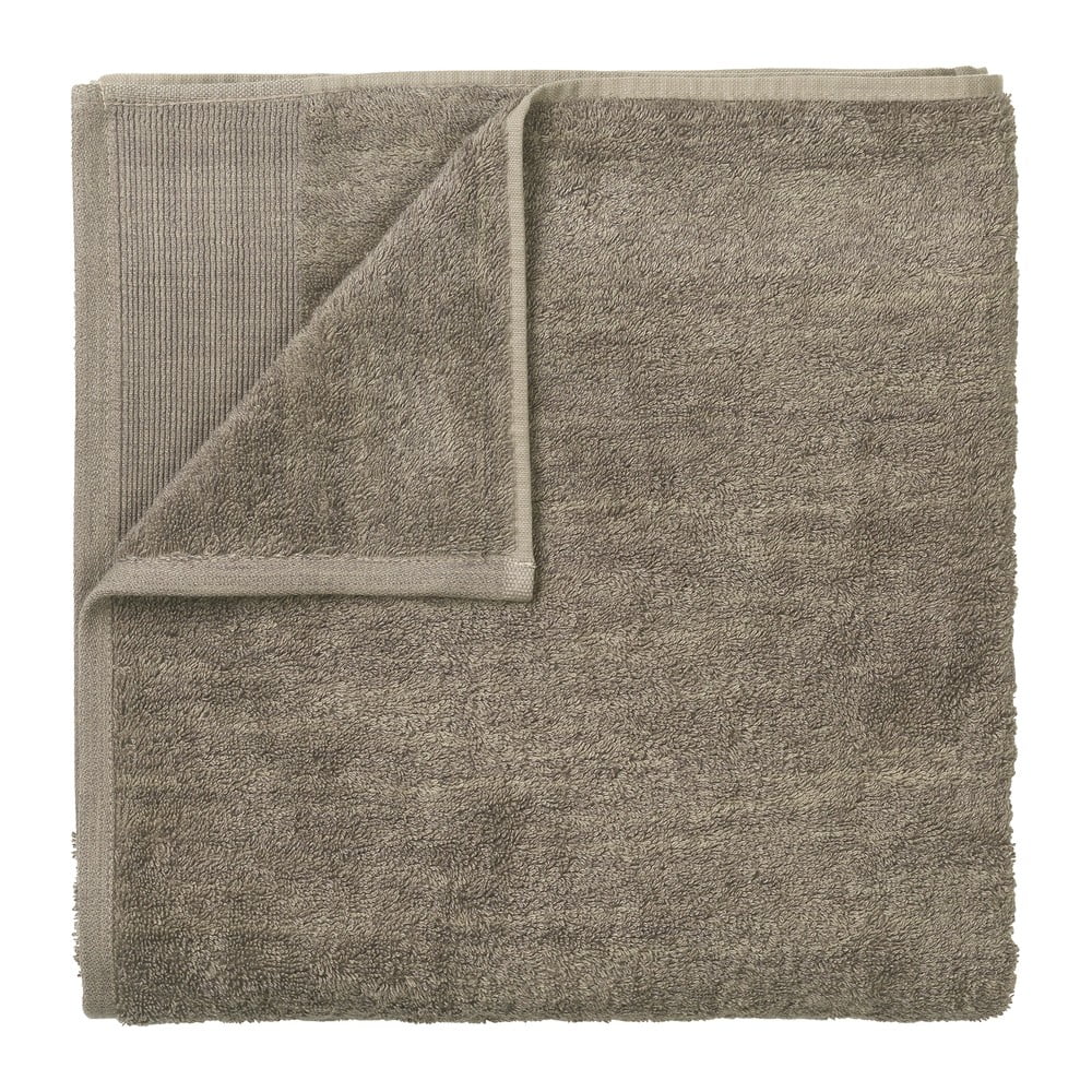 Brązowy bawełniany ręcznik Blomus, 100x50 cm