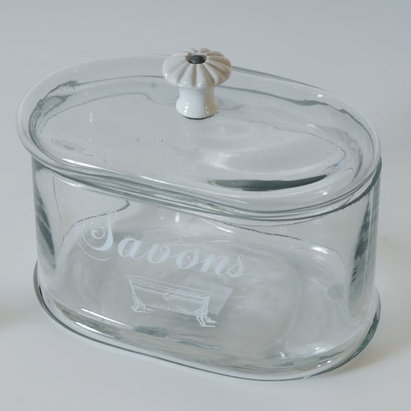 Pojemnik szklany z przykrywką Antic Line Savons