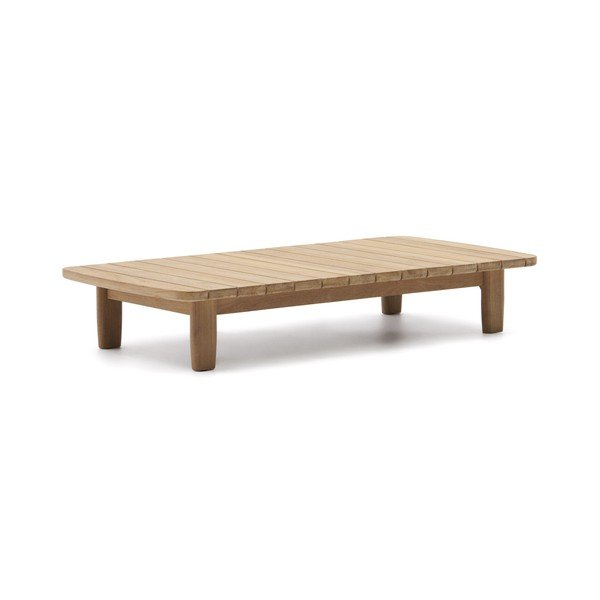 Stolik ogrodowy z litego drewna tekowego 70x140 cm Tirant – Kave Home-image-4